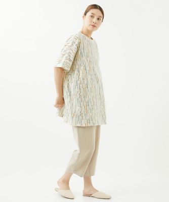 ［洗える］テンテン柄プリントカットソーチュニック
