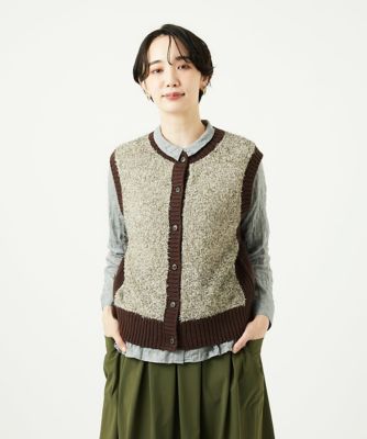 洗える］IMPラメファーニットベスト | GIANNI LO GIUDICE (Women