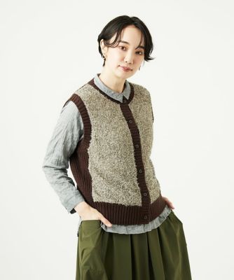 洗える］IMPラメファーニットベスト | GIANNI LO GIUDICE (Women