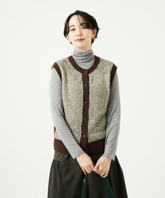 洗える］IMPラメファーニットベスト | GIANNI LO GIUDICE (Women