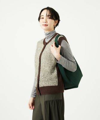 洗える］IMPラメファーニットベスト | GIANNI LO GIUDICE (Women