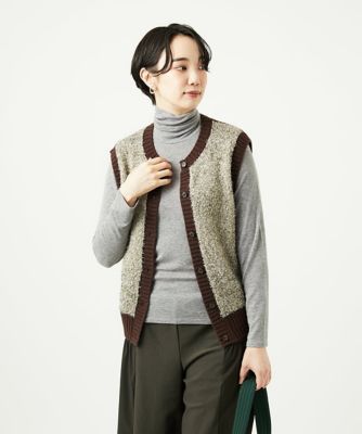 洗える］IMPラメファーニットベスト | GIANNI LO GIUDICE (Women