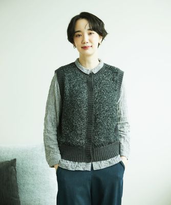 ＜GIANNI LO GIUDICE (Women)＞［洗える］ＩＭＰラメファーニットベスト