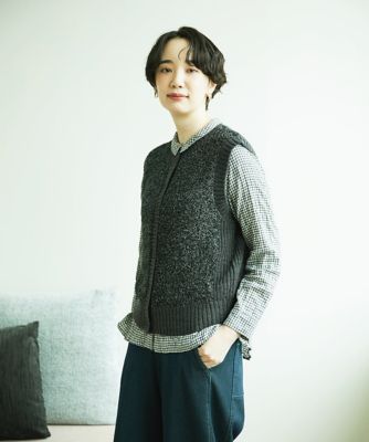 洗える］IMPラメファーニットベスト | GIANNI LO GIUDICE (Women