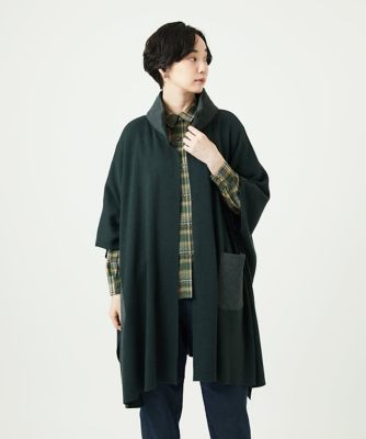 洗える］キルトドッキングニットポンチョ | GIANNI LO GIUDICE (Women