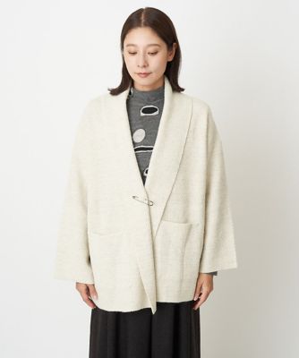 ツイディーカノコニットコーディガン