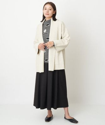 ツイディーカノコニットコーディガン
