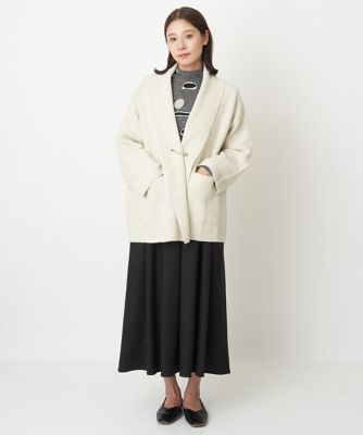 ツイディーカノコニットコーディガン