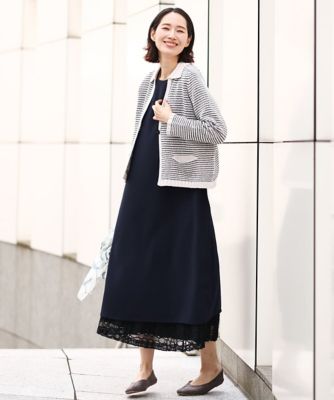 ラグランジェコードニットジャケット
