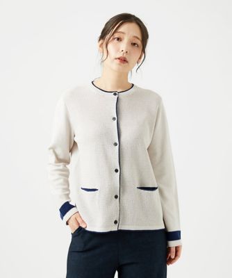 ＜GIANNI LO GIUDICE (Women)＞［洗える］ドライコットンニットカーディガン