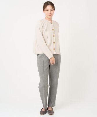 ［洗える・日本製］Ｒａｆｆｙコットンニットジャケット