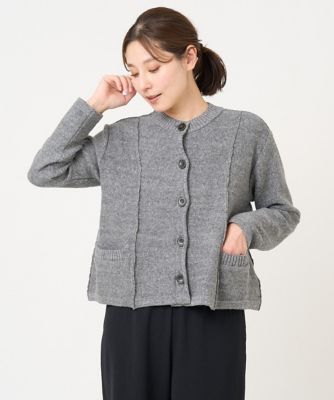［洗える・日本製］Ｒａｆｆｙコットンニットジャケット