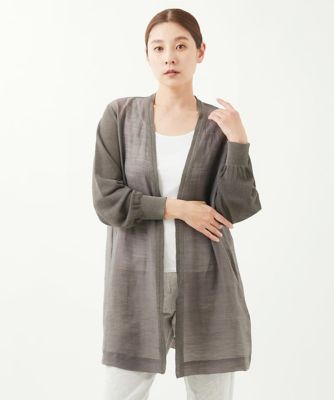＜GIANNI LO GIUDICE (Women)＞［洗える］セミノハネＮＯＥＬロングカーディガン