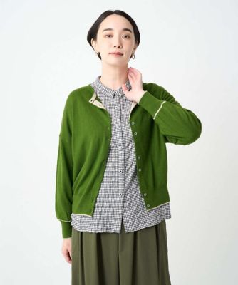 極美品★FENDI★カシミヤシルク★ノーカラー★カーディガン 新品・タグ付き】FENDI（フェンディ）カーディガン/カシミヤ