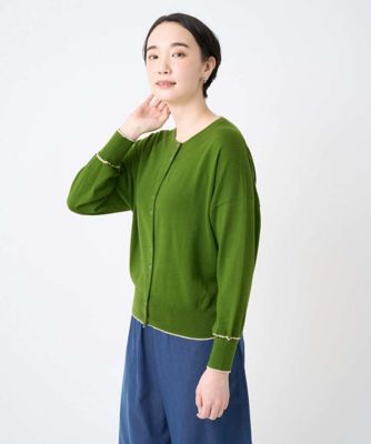 クルチアーニ シルク混 イタリア製 ニットカーディガン 洗える］シルク混ニットカーディガン | GIANNI LO GIUDICE