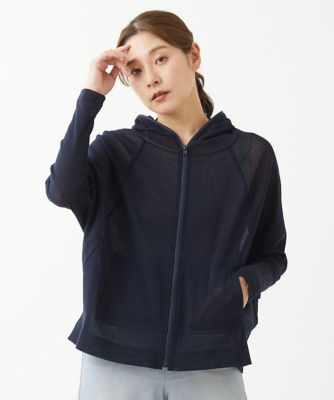 洗える・日本製］コットンチュールパーカー | GIANNI LO GIUDICE