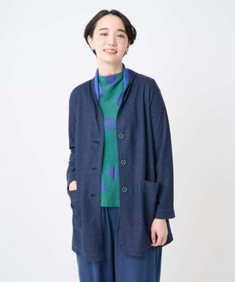 ＜GIANNI LO GIUDICE (Women)＞［洗える・日本製］再生繊維（セルロース）ダブルフェイスジャージジャケット