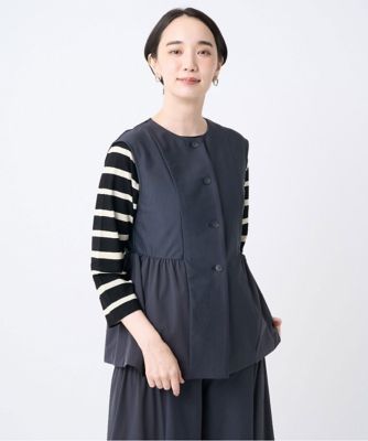 ＜GIANNI LO GIUDICE (Women)＞［洗える・日本製］エアシルキーカットソージレ