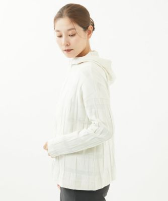 ［洗える・日本製］切替リンクスジャガードジャケット
