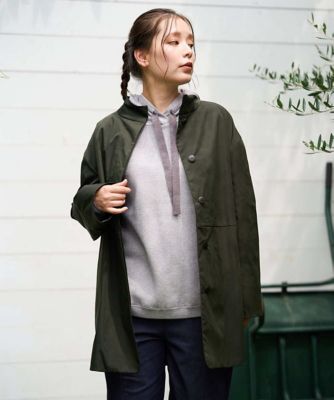 カ*ン様 MARNI カーキ色 スタンドカラー ダブル2枚重ねジャケット 洗える］LIMONTAスタンドカラーハイマルチタフタ | GIANNI LO