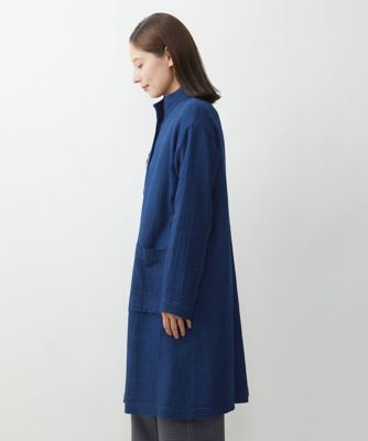 洗える］二重織ガーゼ太ストライプコート | GIANNI LO GIUDICE (Women