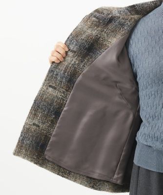 日本製］ITALYミックスウールチェックジャケット | GIANNI LO