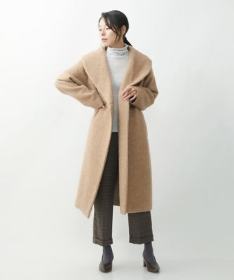 ＜GIANNI LO GIUDICE (Women)＞アルパカシャギーロングコート