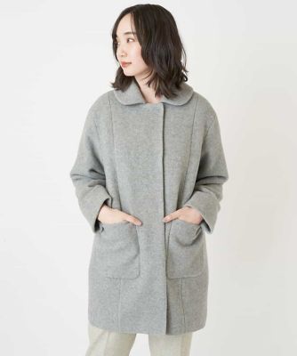 ＜GIANNI LO GIUDICE (Women)＞２ＷＡＹストレッチショールカラーコート