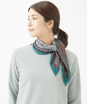 ＜GIANNI LO GIUDICE (Women)＞プリーツオーエルペイズリー