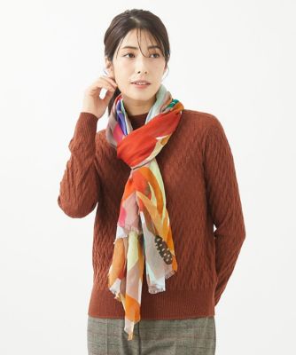 GIANNI LO GIUDICE (Women)/ジャンニロジュディチェ アプリコットストール