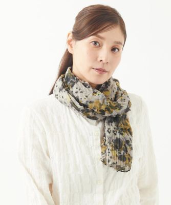 ＜GIANNI LO GIUDICE (Women)＞ドリッピングワッシャーストール