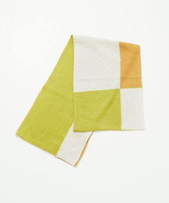 GIANNI LO GIUDICE (Women)/ジャンニロジュディチェ [洗える]カラーブロックストール 30グリーン スカーフ・ショール【三越伊勢丹/公式】