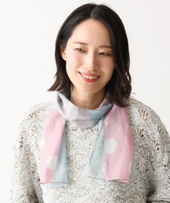 ＜GIANNI LO GIUDICE (Women)＞ドット柄ミニーストール