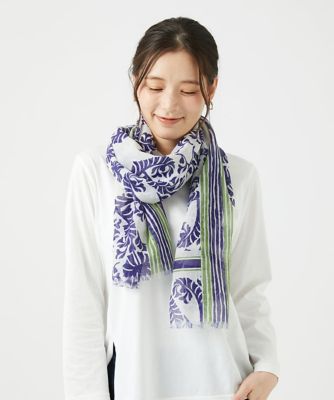 サラサストライプストール | GIANNI LO GIUDICE (Women)/ジャンニロ