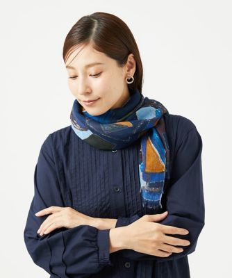 洗える］グラフィカルストール | GIANNI LO GIUDICE (Women)/ジャンニ