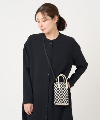 ＜GIANNI LO GIUDICE (Women)＞ポシェットミニニットバッグ