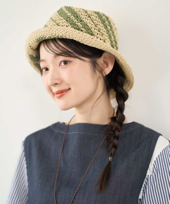 ＜GIANNI LO GIUDICE (Women)＞ペーパーハット