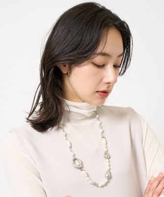 ＜GEORGES RECH　(Women)＞イミテーションパールコンビネックレス