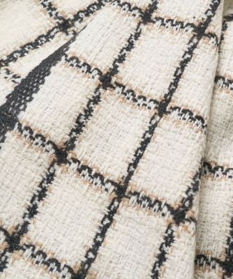 ラメツイードチェックウールストール | GEORGES RECH (Women