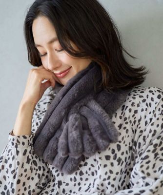 売切SALE★新品未使用★美品★ストライプMIXファーティペット フェイクファーティペット レディース メール便不可 – coca公式ストア