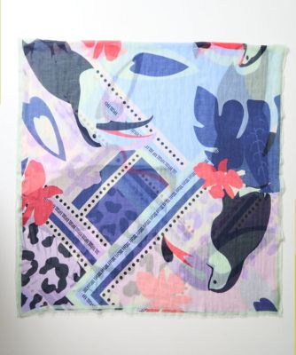 バードボタニカルシルク混ストール | GEORGES RECH (Women)/ジョルジュ