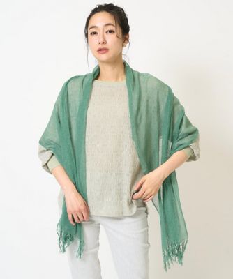 ＜GEORGES RECH　(Women)＞［イタリア製］メッシュストール