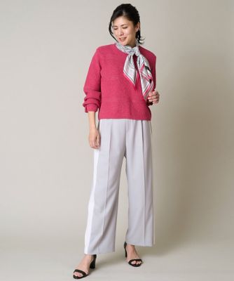 ロゴシルク大判スカーフ