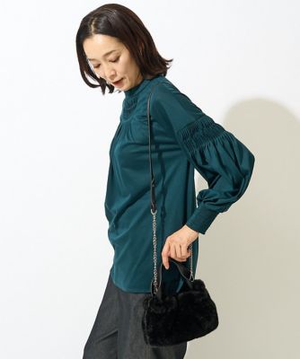 フェイクファーミニショルダーバッグ | GEORGES RECH (Women