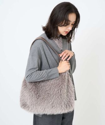 ＜GEORGES RECH　(Women)＞ファーショルダーバッグ