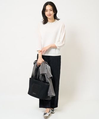 メッシュボーダートートバッグ | GEORGES RECH (Women)/ジョルジュ