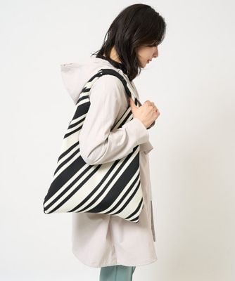 ニットジャガードトライアングルトートバッグ