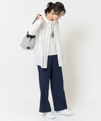メタリック巾着バッグ