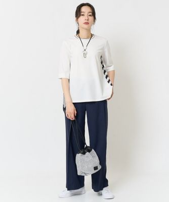 メタリック巾着バッグ