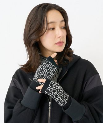 GEORGES RECH　(Women)/ジョルジュ　レッシュ ジャガードニットＧＲロゴグローブ